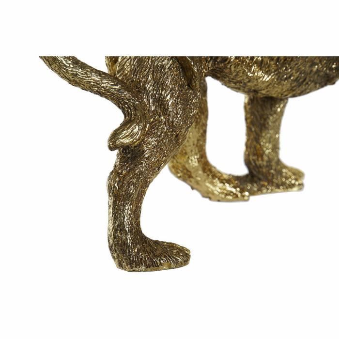 Figurine décorative - FZ-93397 - Doré - Résine colonial - 21x8,5x18,5 cm - Intérieur
