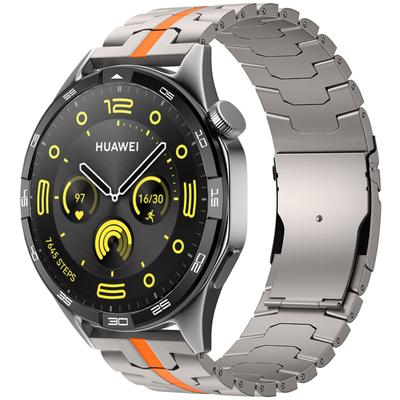 För Huawei Watch GT 4 46mm/Watch 4/4 Pro/GT/Samsung Galaxy Watch3 45mm Titanlegeringsarmband 22mm Säkerhetsspänne Klockarmband