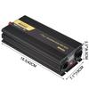 VEVOR Pure Sine Wave Inverter 2500W Power Inverter DC 12V AC 230V, Car Inverter USB Port LCD Display Remote Controller, Safety Protections