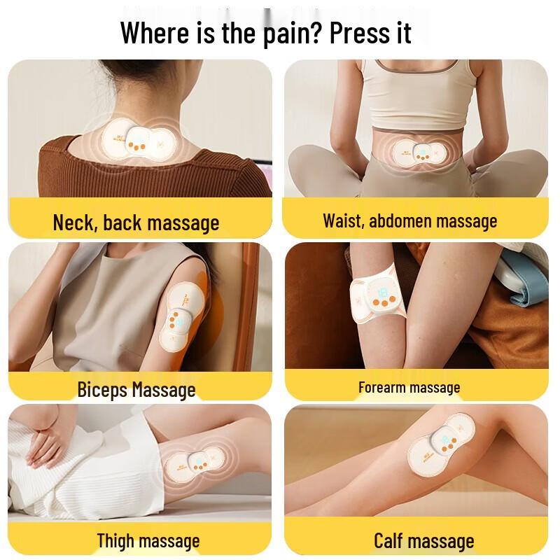 Portable EMS Pulse Massager Patch CN plug (adapter included)