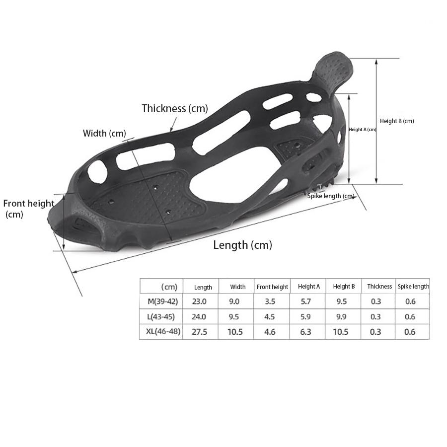 Eis Schnee Steigeisen Stollen Rutschfest Laufspikes Griffe Gripper Für Stiefel Über Schuh