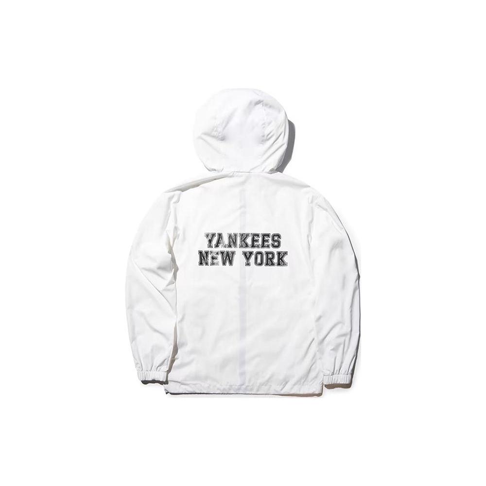 New MLB Jackets Coats Unisex Ivory White 3AWJV0743-50IVS