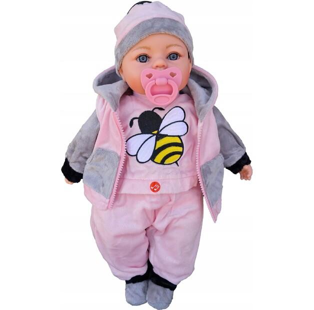 Кукла Adar Малыш Baby Говорит Поет Пустышка Born Как Живая В Платье Розовом