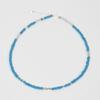 Less Is More Blue Beads Necklace