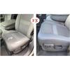 Front Driver Side Bottom Cloth Perforated Seat Cover Gray Compatible with Dodge Ram 2500 3500 2006 2007 2008 2009 2010