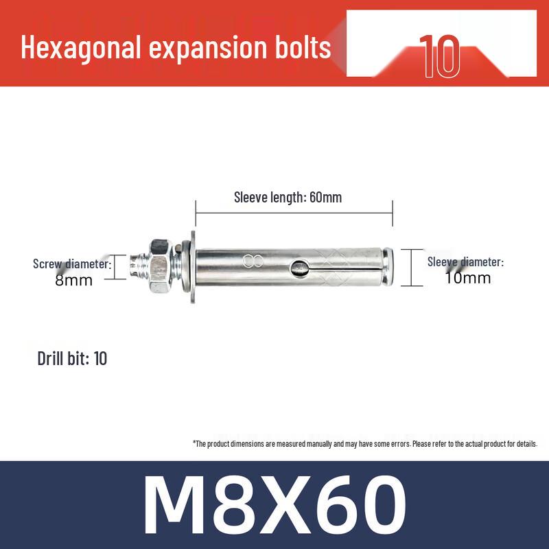 Heavy-Duty Metal Expansion Anchor Bolts