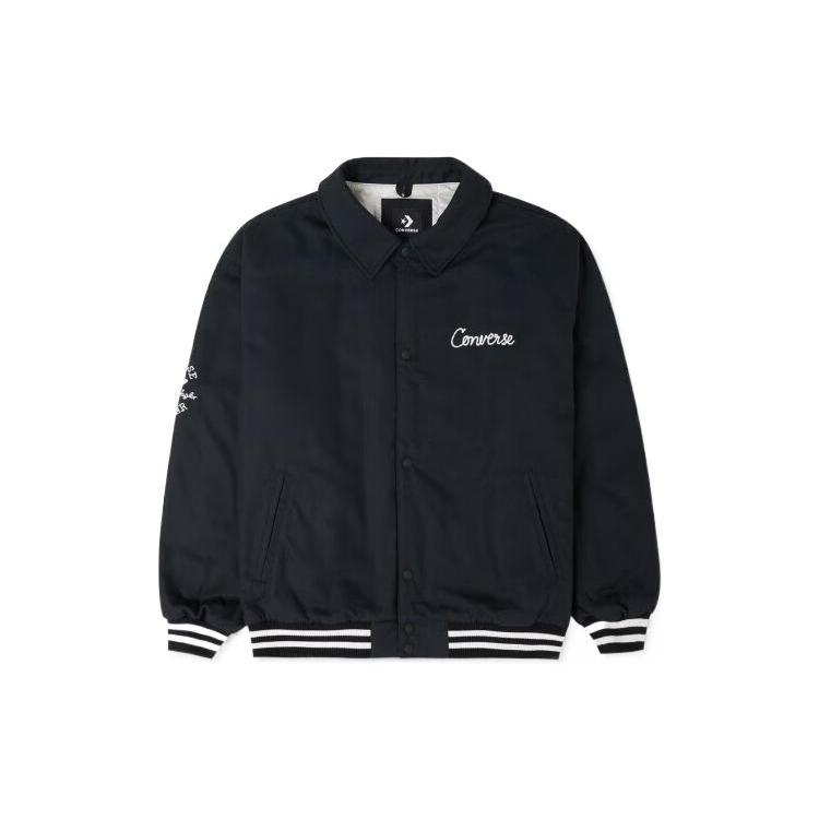 

New Converse Puffer Jacket Men s Black 10024619-A01 XXL