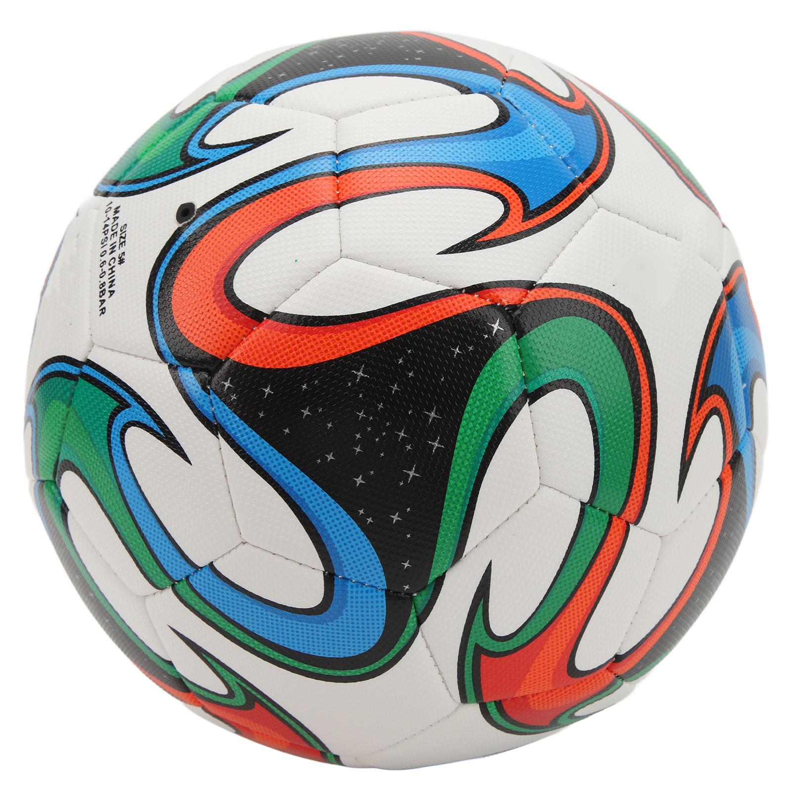 Football   Taille 5 Haute Élasticité Souple Imperméable Cuir PU Pied  pour Adultes Étudiants Entraînement Match