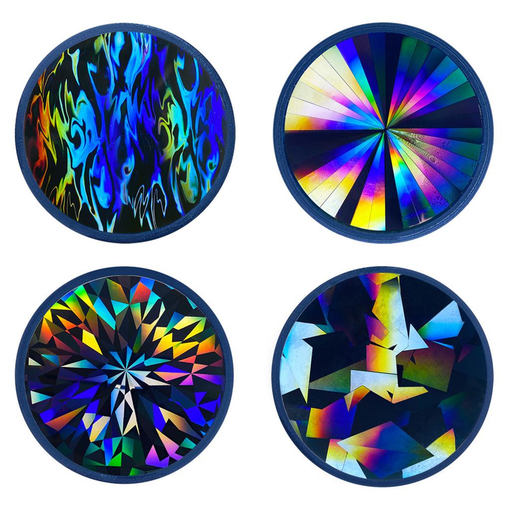 Holographic Light and Shadow Epoxy Resin Silicone Mold DIY Christmas Snowflake Coaster Mould Storage Tray Jewelry Making