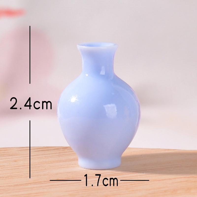 

8 шт. Мини Цветные Вазы Бутылки/Горшки Ручной Работы Миниатюры для Кукольного Дома Ваза Декор Кукольного Дома Кухонное Украшение Аксессуары для DIY as the picture