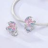 Copper Lovely Colorful Charms Bead Amusing Pets Pendants Butterfly Dangle Fit Original Bracelet Diy Jewelry Gift