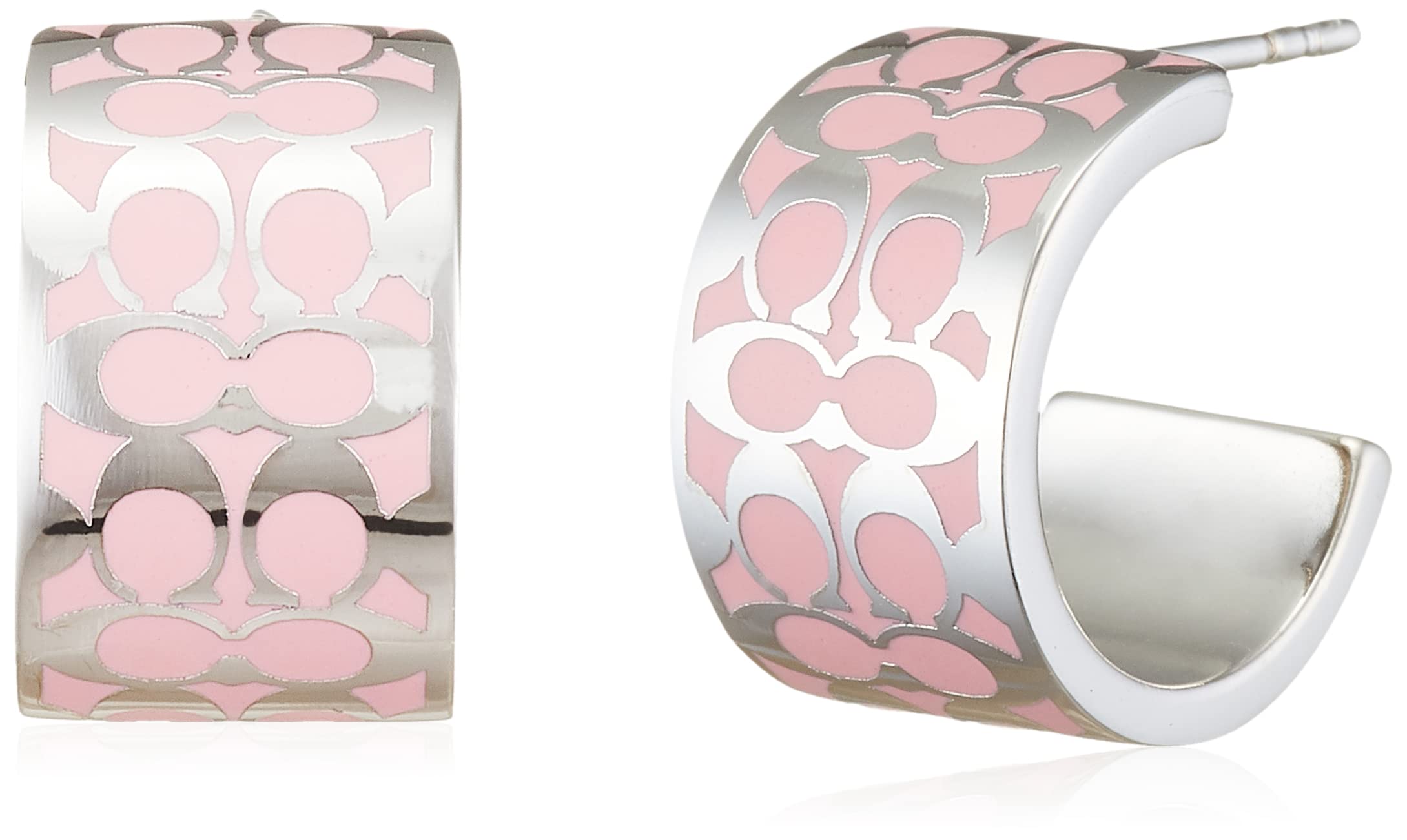 

Hoop Earrings C7770 [Coach] Women s Pink/Silver [Item]