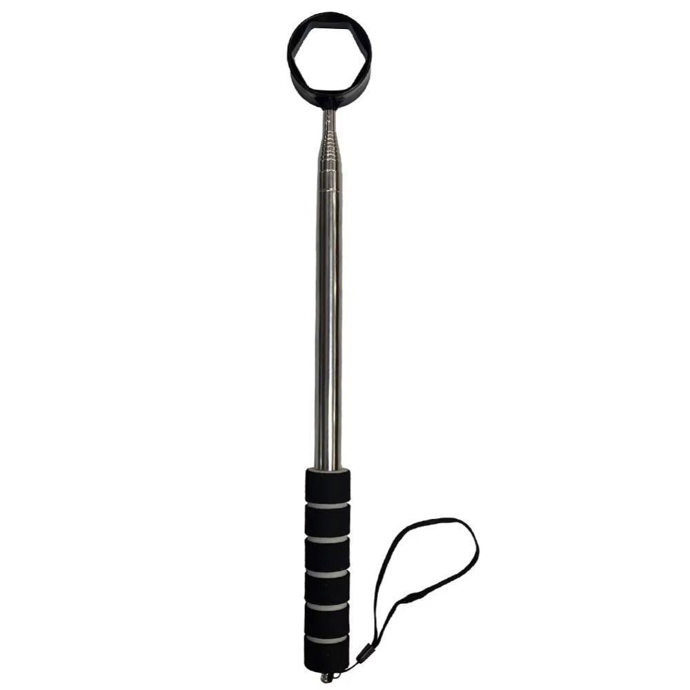Extendable Telescopic Golf Ball Retriever Non-Slip Handle Stainless Telescopic Golf Ball Picker Claw Sucker Tool