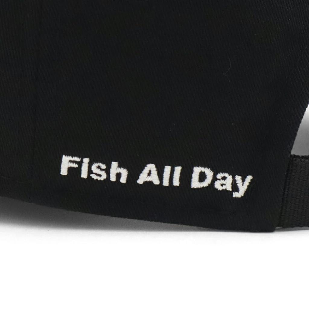 New Era 930 Angler Club FOD Black Outdoor Cap with Original Size Logo, M/L