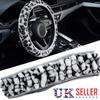 No Inner Ring High-density Leopard Plush Elastic Steering Wheel Cover Car Handle Cover Winter Warmth
