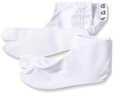 Fukusuke Tabi Luxury Cotton Calico Set of 1 White [Fukusuke] 25.0cm