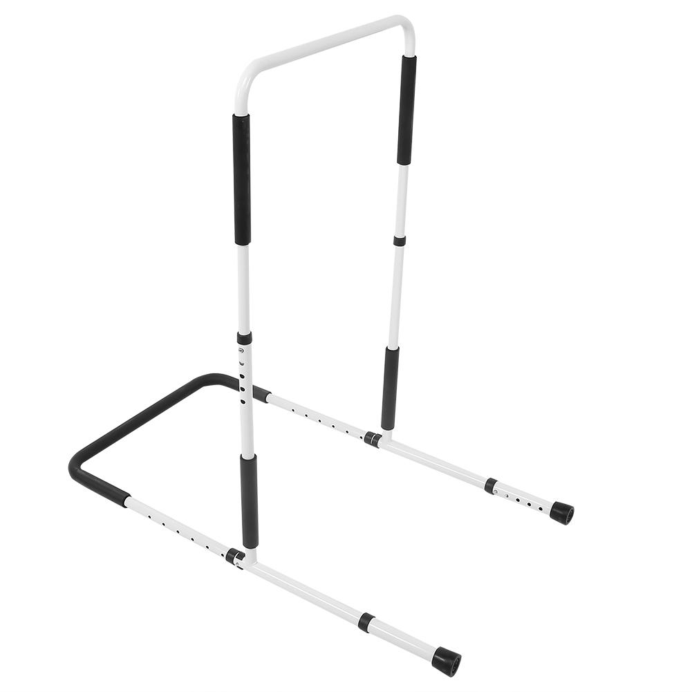 Bed Rail Adjustable Bed Assist Handle Railing Hand Guard Grab Bar Bedside Safety Handle