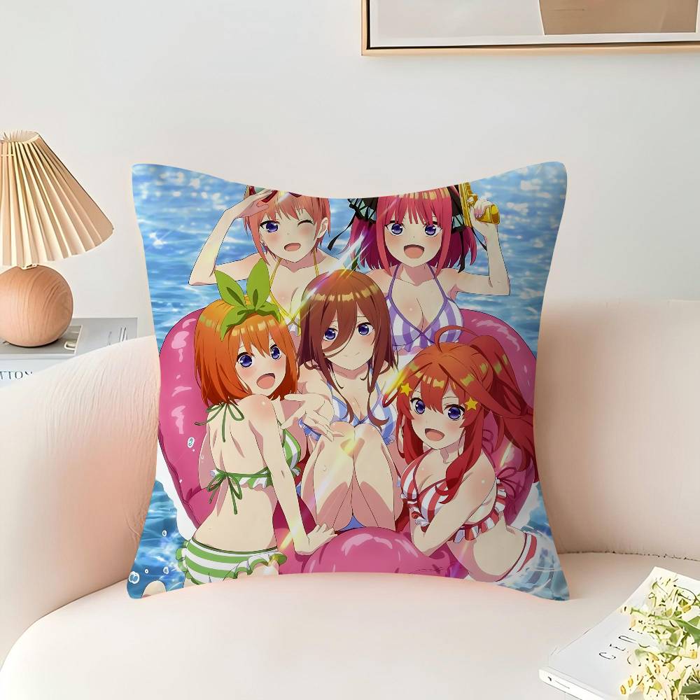 Мультяшные Т-Квинтуплеты Персонализированная наволочка Детская Спальня Дикая Вечеринка Декоративная наволочка Подарок 16x16Inch