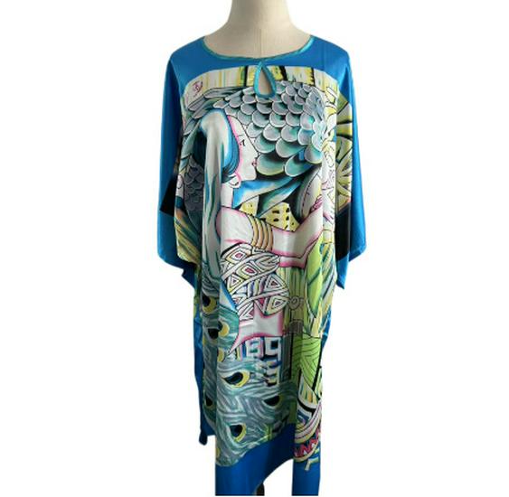 Plus Size Silk Qipao Pajama Robe & Tang Suit Bathrobe