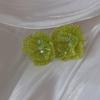 Glass Bead Flower Stud Earrings Female Mori Series Small Fresh and Versatile Earrings Fashion Light Luxury Earrings Niche High Sense