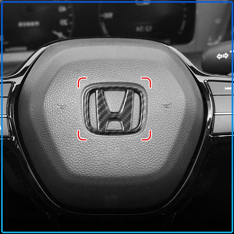 1pc ABS Car Steering Wheel Center Emblem Sticker For Honda Civci CRV Accord Mugen Prelude FIT City CRZ CRX Jazz D-series B-series H