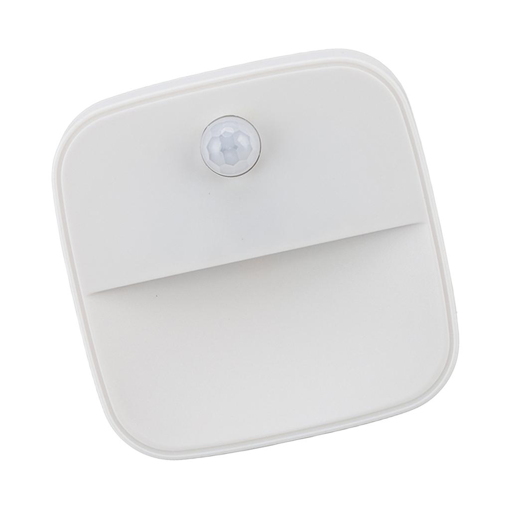Motion Sensor 0.2W Night Light Warm Light ABS Night Lights Plug In Body Sensor Lamp for Hallway