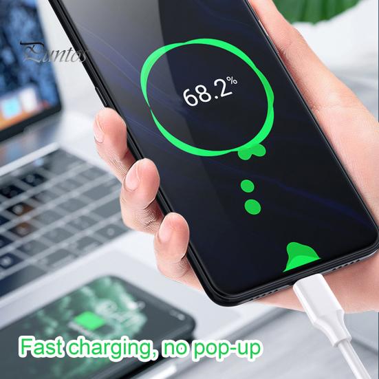 

Кабель для передачи данных 3-в-1 Универсальный 5А Micro USB Type-C 8-контактный шнур для быстрой зарядки для iPhone белый