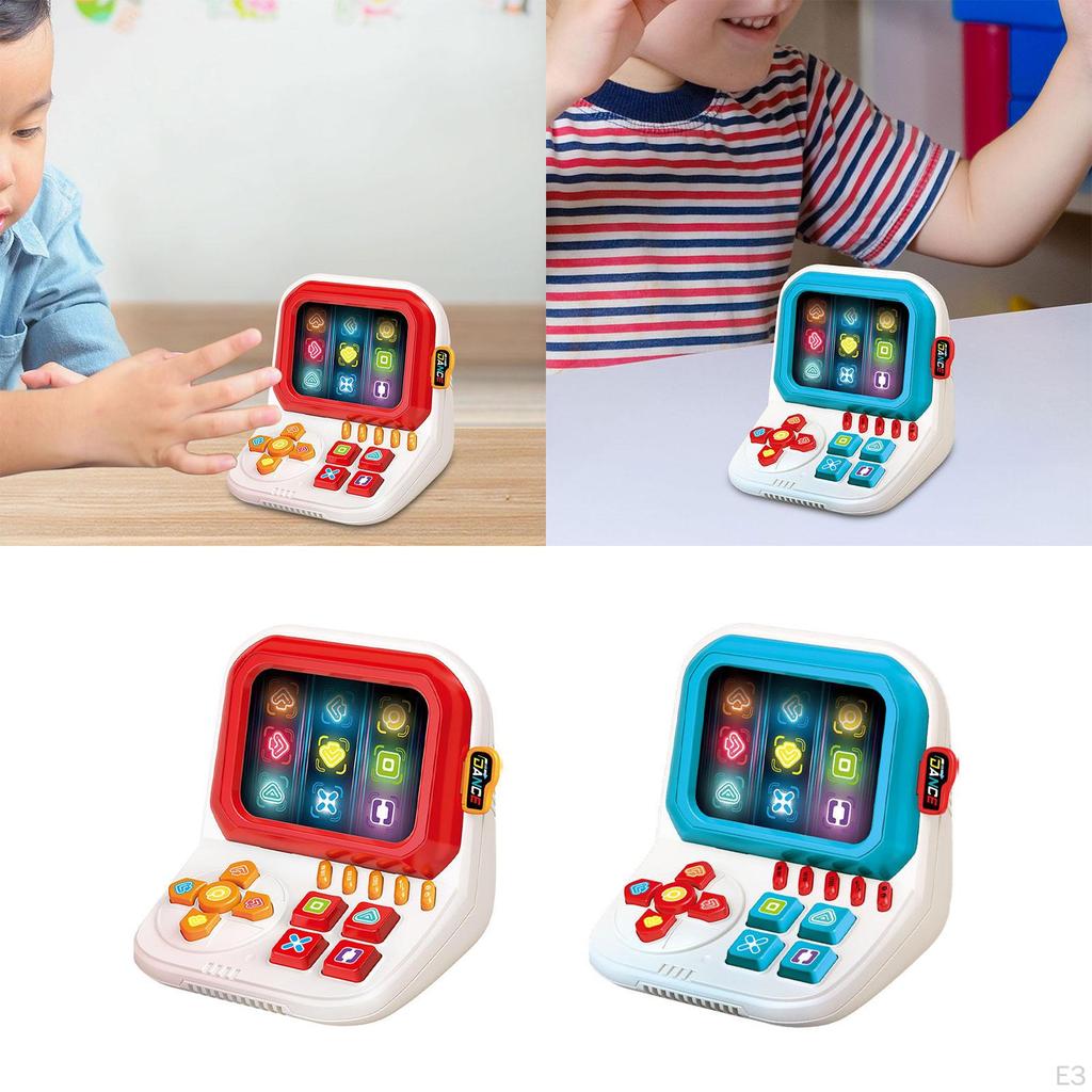 Finger Dancing Game Console Fast Push Light up Fidget Mini Arcade Games for Children
