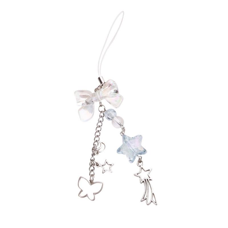 Strawberry Pendant Keychain Delicate Fruit Pendant Keyring Mobile Phone Pendant Strap Lanyard DIY Backpack