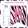 Zebra Birthday Decorations Pink Pre-Strung Zebra Happy Birthday Banner Wildlife Zebra Print Party Supplies for Safari Jungle Theme Bday Party