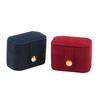 6.3*3.6*4.5cm Jewelry Storage Bag Travel Simple Leather Velvet Ring Necklace Earrings Storage Box Organizer Display Gift Box