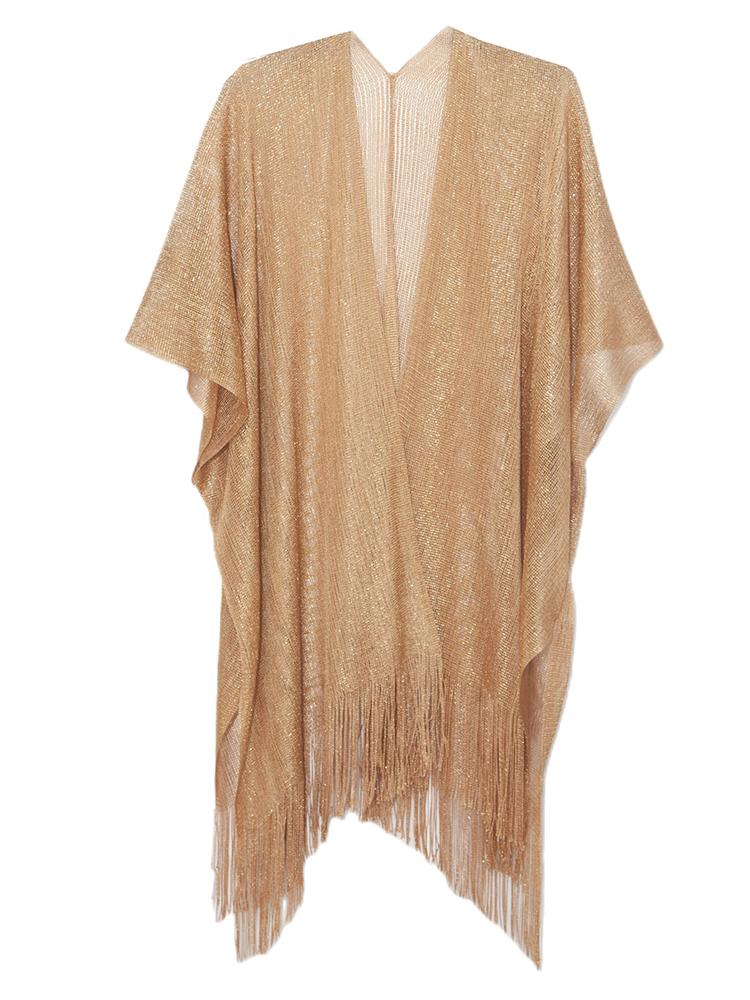 New Knitted Summer Elegant Women Scarf Sparkly Bright Silk Bikini Cover Up Poncho Capa Para Mujer Scarve Sarong Beach Wrap Shawl