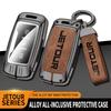 Zinc Alloy Leather Car Key Cover Chery Jietu X70 X70S X70M X90 Cowin X3 X5 K60 Key Fob Car Key Case Protective Cover