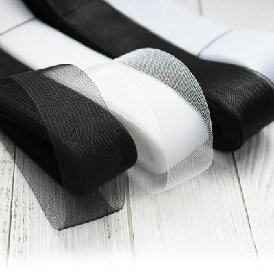 Polyester Horsehair Braid 50 Yard Stiff Horsehair For Polyester Boning Sewing Wedding Dress Dan Skirt Formal Dress Acssories