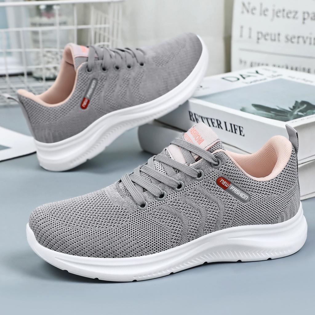 Plus Size Shoes for Women 36-41 Spring Summer Women Lace Up Platform Mesh Breathable Non-slip Flats Sneakers Women 2026