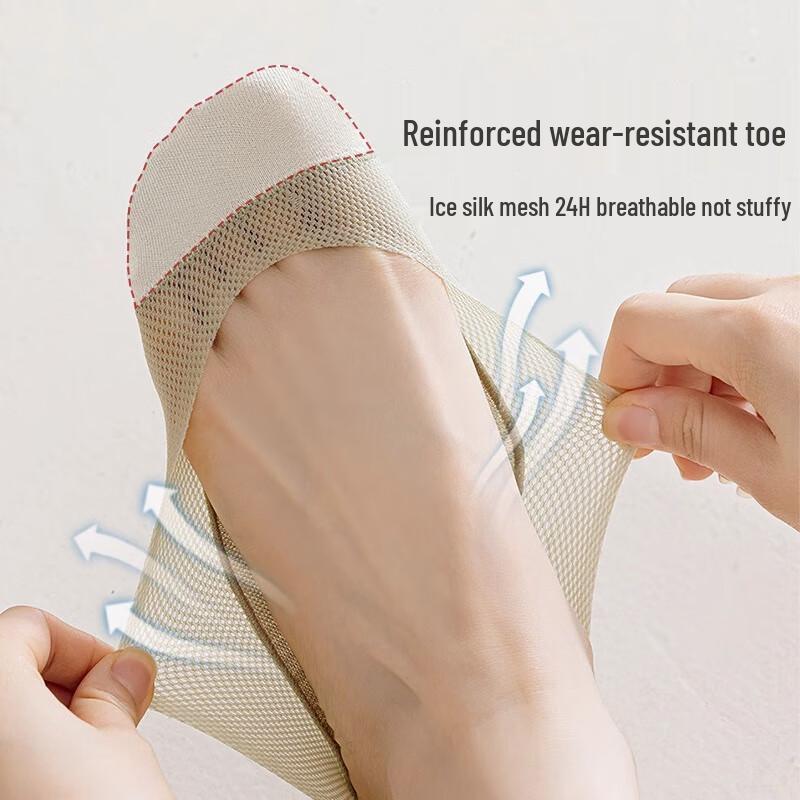 Langsha Women's Breathable No-Show Socks