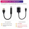 Car Roof Star Light Interior USB LED Lights Starry Atmosphere Projector Decoration Night Home Decor Galaxy Light Car Accessories