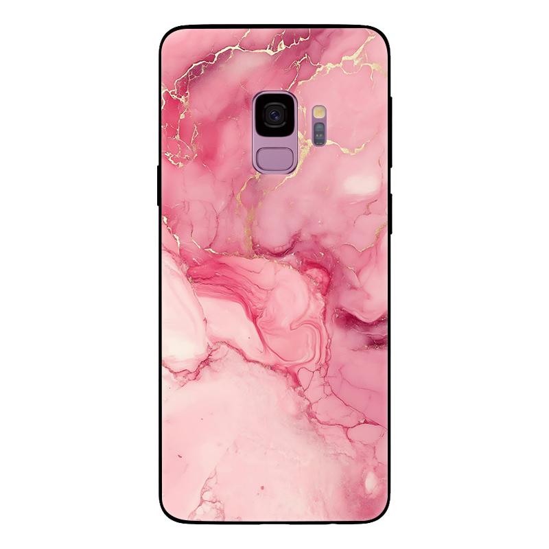 For Samsung Galaxy S9 Plus Case SM-G965F G965 S9Plus Marble Painted Soft Matte Silicone Back Cover For Samsung S9 S9+ Full Shell