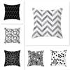 New Car Neck Guard Geometric Light Luxury Corrugated Square Sofa Pillow Pillow Case Home Decoration Pillow Case