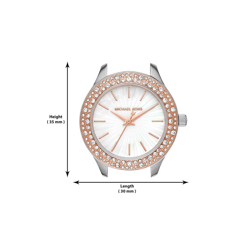 Michael Kors Liliane Women's Watch, Stainless Steel and Pavé Crystal Watch for Women MK4559