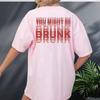 Unisexs You Might Be Drunk Text Print Black T Shirts Crew Neck Casual Cotton Tee Medium Stretch Kni New Summer Cotton Clothes Yk