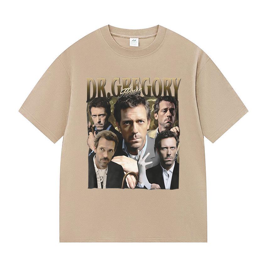 90s Vintage Dr Gregory House Md Funny Graphic T Shirt Mens ONeck High Quality Fashion Tshirts Summer Oversized Cotton Tshirt