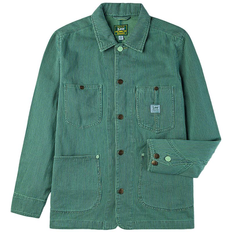 

Lee x Crayola Men s Striped Lapel Jacket L