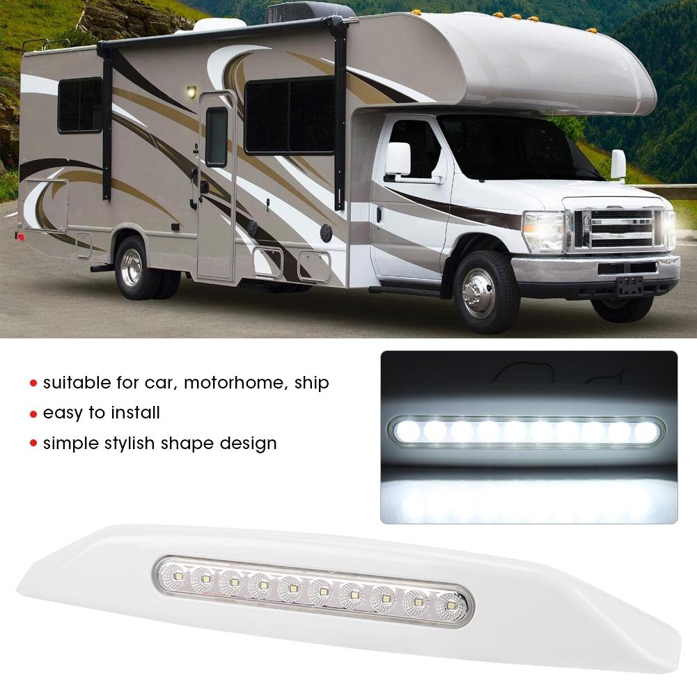 LED Waterproof Durable White Car Yacht RV Trailer Motorhome Sunshade Lamp LED Light 12V 3W