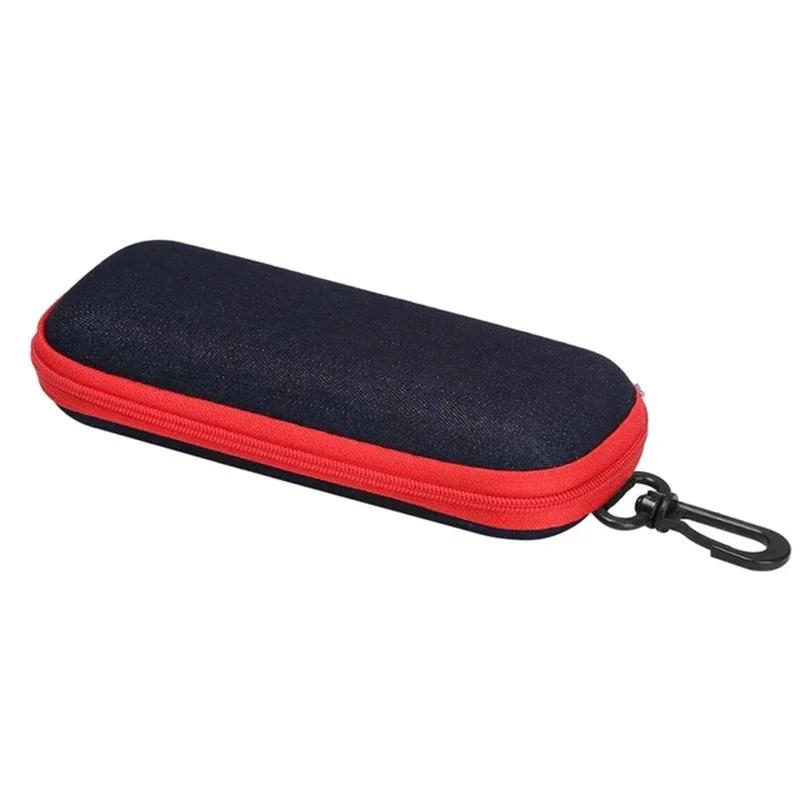 Jeans Fabric Glasses Case with Zipper, Sunglasses Protector, Grade Glasses Case, Reading Glasses Organizer Box, Carrying Bag