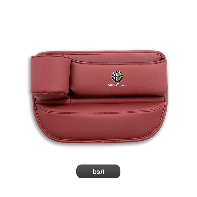 Car Seat Crack Filling Storage Box Auto Water Cup Phone Holder For Alfa Romeo 156 159 147 4C 8C 166 Giulia Giulietta Mito