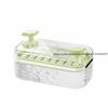 Large Capacity Press-type Ice Cube Mold Food-safe Ice Ball Tray Freezer Container Multi-purpose Ice Maker for Baby Food Drinks