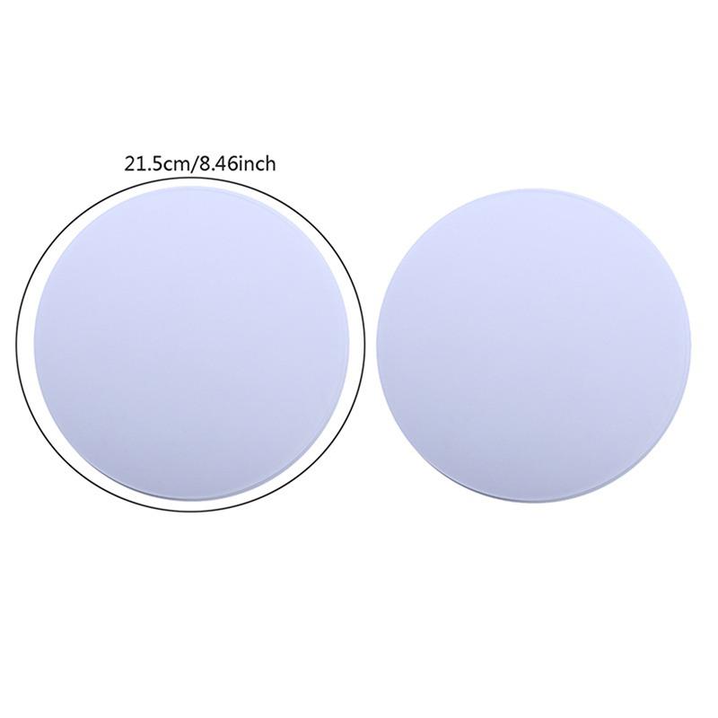 2 ks kulatých akrylových dortových disků Topper, opakovaně použitelných dortových podložek, základny pro dorty, zdobení, potřeby na pečení a příslušenství