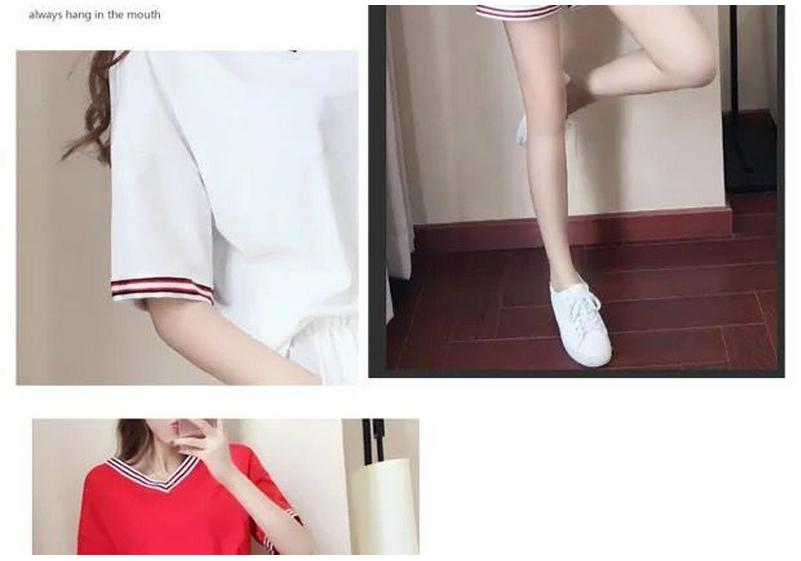 200 Jin Plus Size Women's Casual Summer Suit, Korean Style, Black Loose-Fit Short Sleeve Shorts Two-Piece Set