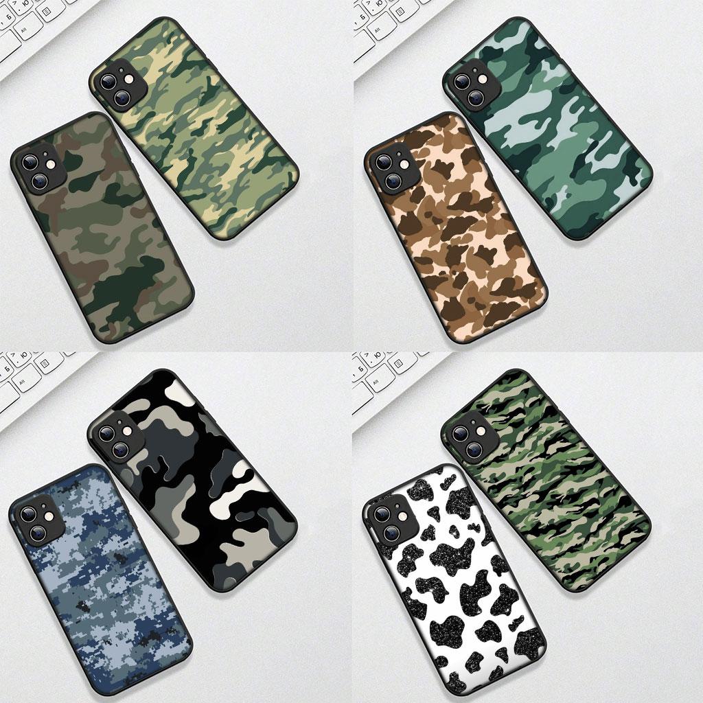 Camouflage Pattern Camo Military Army Phone Cover for OPPO A38 A18 A17 A40 A60 A80 A16 A78 A79 A54 A15 A57 4G 5G Soft Case